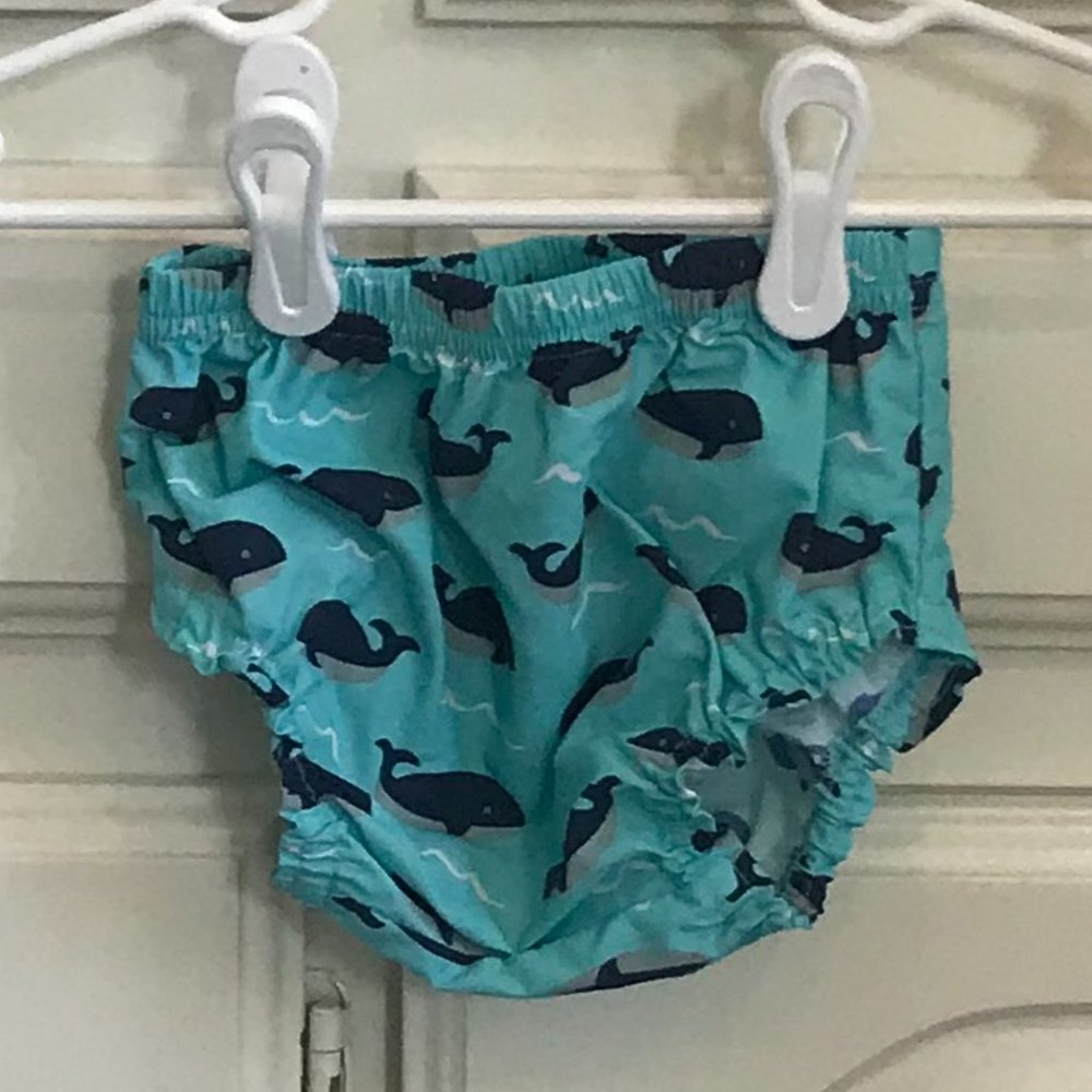 Pottery Barn Kids Swim Trunks. 3/6 months